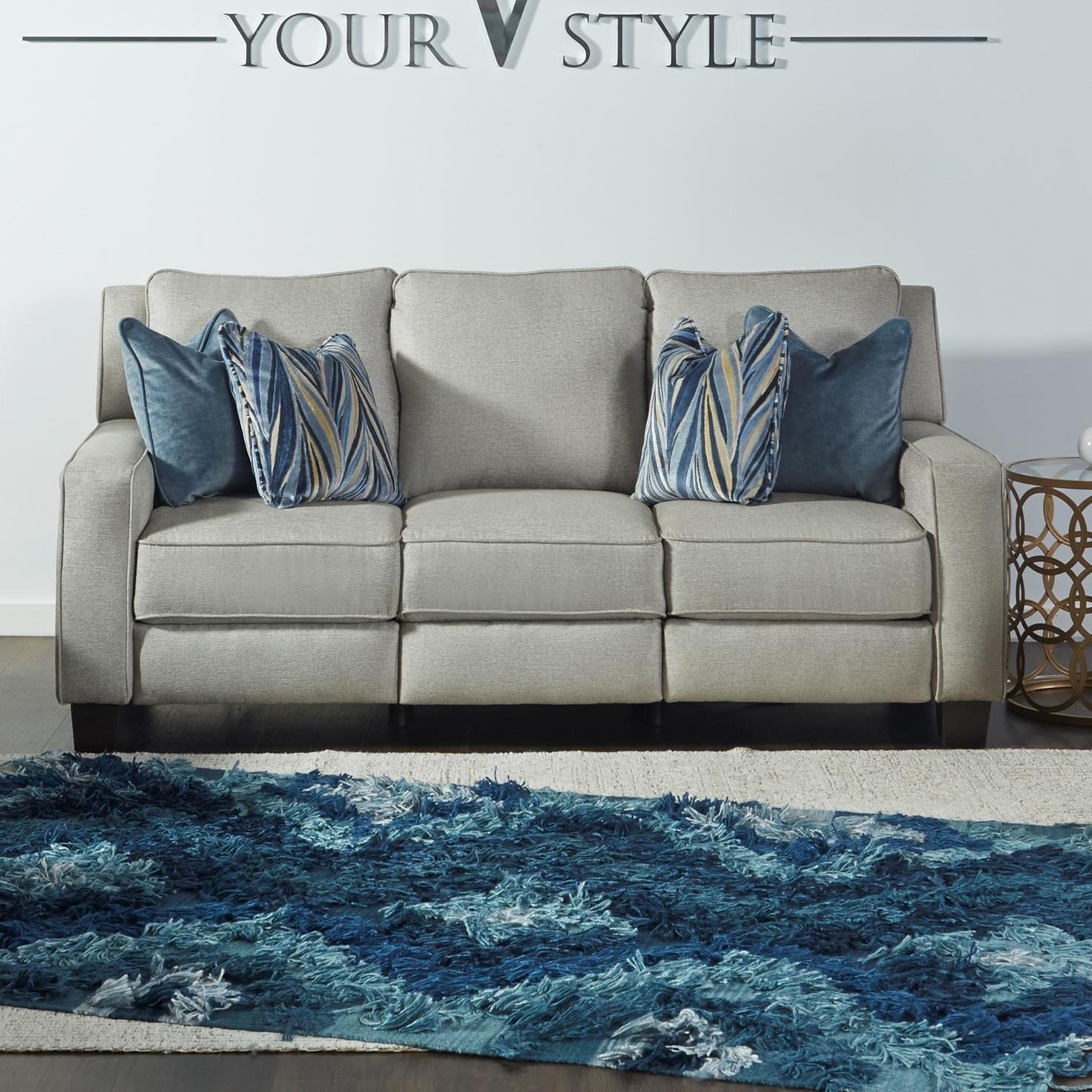 Southern Motion West End 68532P Transitional Double Reclining Power